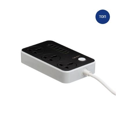 Мережевий подовжувач LDNIO SC3604 6USB 3.4A 81271 фото