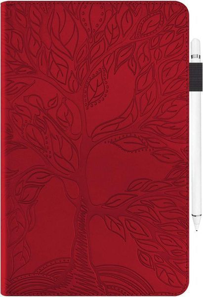 Чохол книжка Wood book для Lenovo Tab M11 (11") / червоний 095641 фото