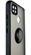 TPU чохол накладка Matte Ring Magnit для Xiaomi Redmi 10A (наредмі 10а) чорний 085629 фото 4
