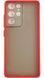 TPU чохол накладка Matte Color Case для Samsung Galaxy S21 Ultra червоний 092197 фото 3