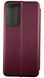Чохол книжка Elegant book для Samsung Galaxy S21 Ultra / бордовий 093023 фото 2