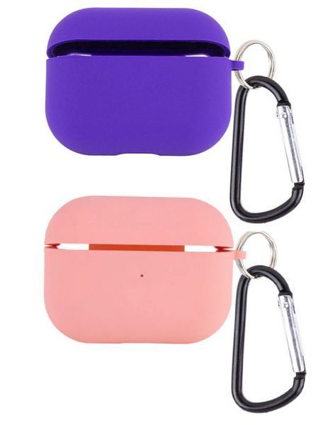 Силіконовий чохол із карабіном для AirPods 4 / червоний 201813 фото