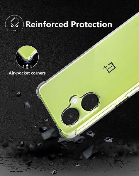 Чехол WXD силиконовый противоударный для Oneplus Nord N30 / прозрачный 089741 фото