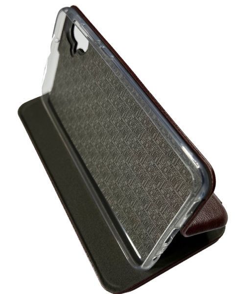 Чохол книжка Perforation book для Samsung Galaxy A04E (на самсунг а04е) темно-коричневий 087516 фото