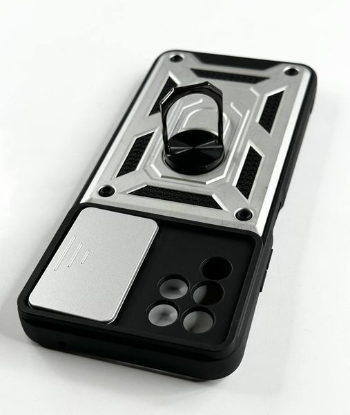 PC + TPU чехол Camshield armor для ZTE Blade V30 Vita серебристый 086030 фото