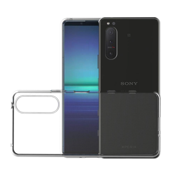 Ультратонкий 0,3 мм чехол для Sony Xperia 1 II прозрачный 83921 фото