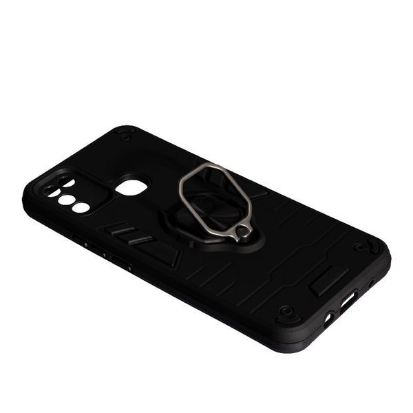 PC + TPU чохол New Transformer для Infinix Hot 10 Play чорний 088337 фото