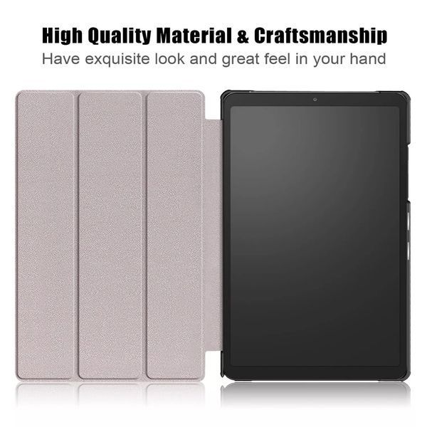 Кожаный чехол книжка Crazy Horse на планшет Samsung Galaxy Tab A7 10.4" (T500 / T505) / черный 100558 фото
