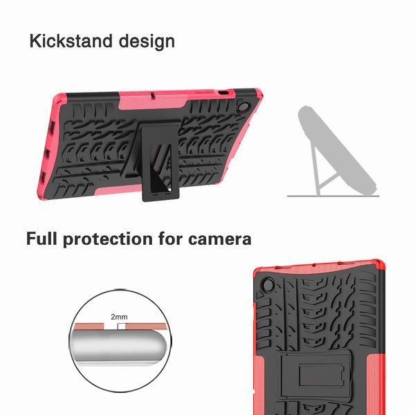 PC + TPU чохол Armor на Samsung Tab A8 (X200 X205) рожевий 089538 фото