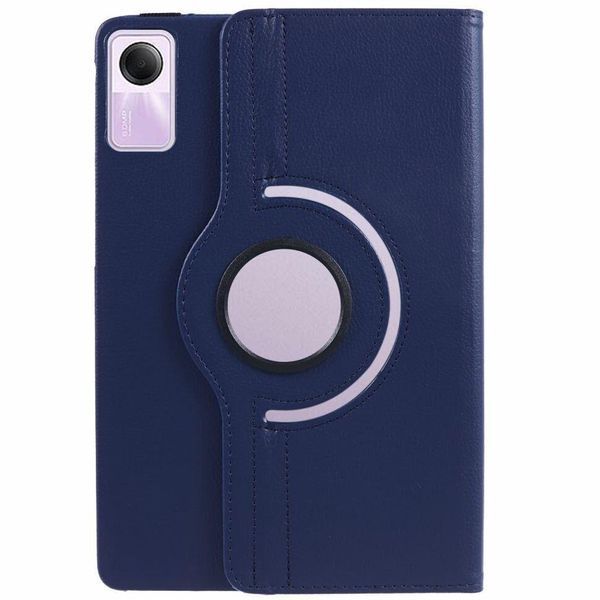 Шкіряний чохол-книжка 360 на Xiaomi Redmi Pad SE (11") / синій 093009 фото