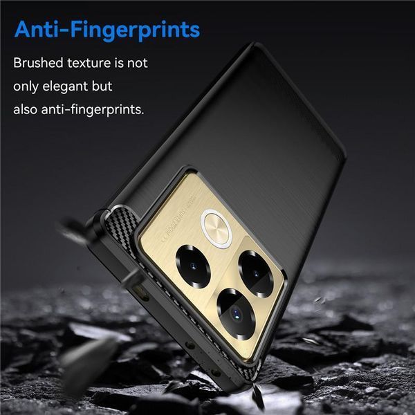 TPU чехол накладка Urban для Infinix Note 40 Pro Plus / синий 200587 фото
