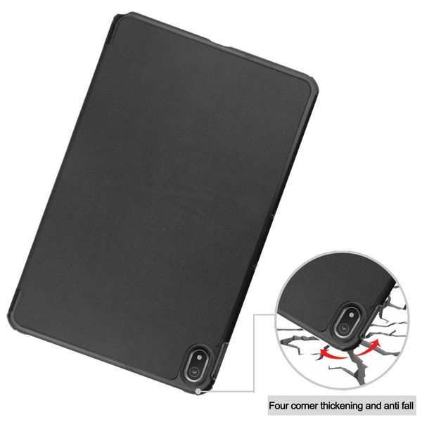 Шкіряний чохол книжка Crazy Horse для Nokia T20 чорний 90040 фото