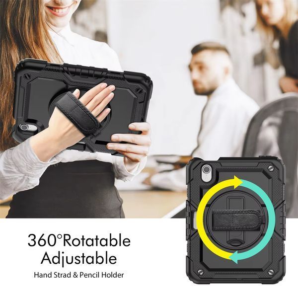 PC + TPU чохол Armor Cover Tablet на iPad Air 11 (2024) / чорний 097533 фото