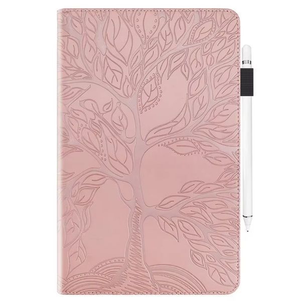 Чохол книжка Wood Book на планшет Poco Pad (12.1") / рожевий 098707 фото