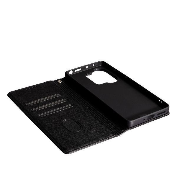 Чехол книжка Deluxe на Xiaomi Redmi Note 13 Pro (4G) / черный 096309 фото