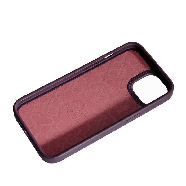 Чехол силиконовый Santa Barbara Snake для iPhone 15 Plus фиолетовый 092547 фото
