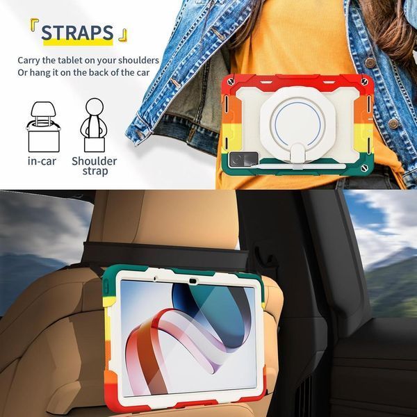 Чехол Rainbow Armor Tablet на Xiaomi Redmi Pad SE 11" / красный 097792 фото