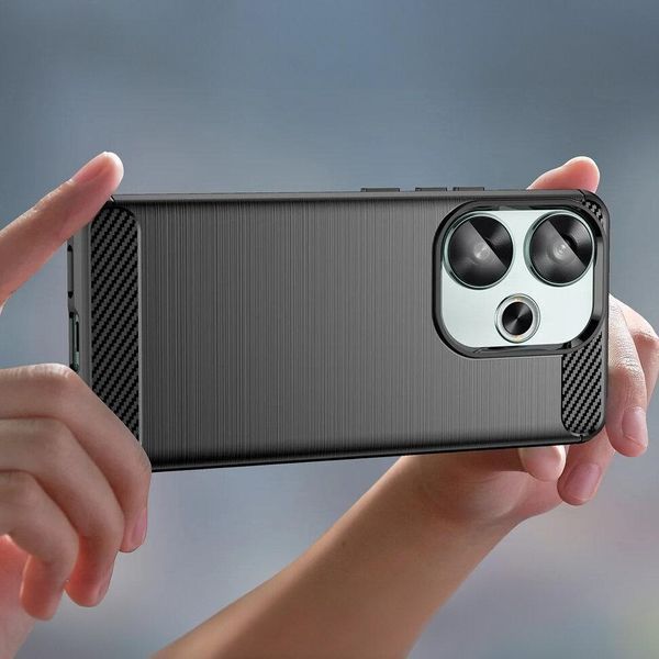 TPU чохол накладка Urban для Xiaomi Redmi 13 (4G) / чорний 097502 фото