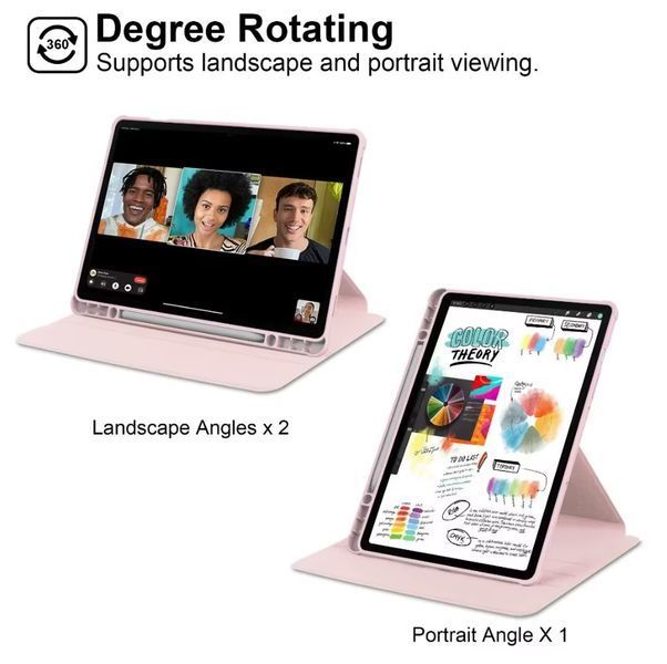 Чохол книжка Close Smart Case на планшет Samsung Galaxy Tab S10 FE Plus (13.1") / рожевий 099259 фото