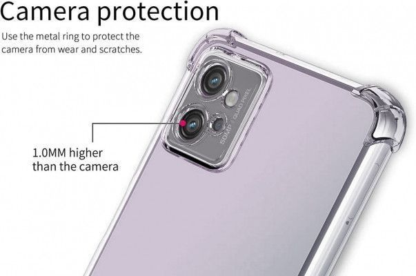 Чехол WXD противоударный для Motorola G32 / прозрачный 087969 фото