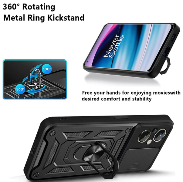PC + TPU чехол Camshield armor для OPPO A96 (5G) / зеленый 089437 фото