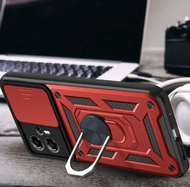 PC + TPU чохол Camshield armor для Motorola G14 / червоний 092097 фото