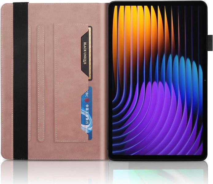 Чехол книжка Wood Book на планшет Xiaomi Pad 7 (11.2") / розовый 099874 фото