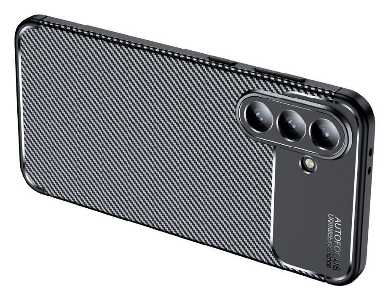 TPU чохол накладка Autofocus для Samsung Galaxy A56 / чорний 202307 фото