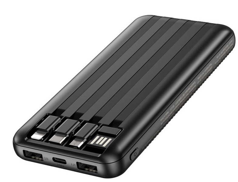 Повербанк Power Bank Borofone BJ20 10000 mAh черный и белый 086569 фото