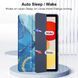 Чехол книжка Marble case на планшет Xiaomi Redmi Pad SE (11") / голубой 098818 фото 3