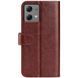 Чохол книжка Book case для Motorola G84 / коричневий 093321 фото 5