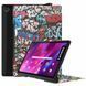 Шкіряний чохол книжка Crazy Horse для Lenovo Yoga Tab 11 graffiti 093965 фото 1