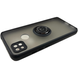 TPU чохол накладка Matte Ring Magnit для Xiaomi Redmi 10A (наредмі 10а) чорний 085629 фото 3