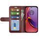 Чохол книжка Book case для Motorola G84 / коричневий 093321 фото 4