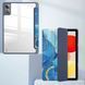 Чехол книжка Marble case на планшет Xiaomi Redmi Pad SE (11") / голубой 098818 фото 2
