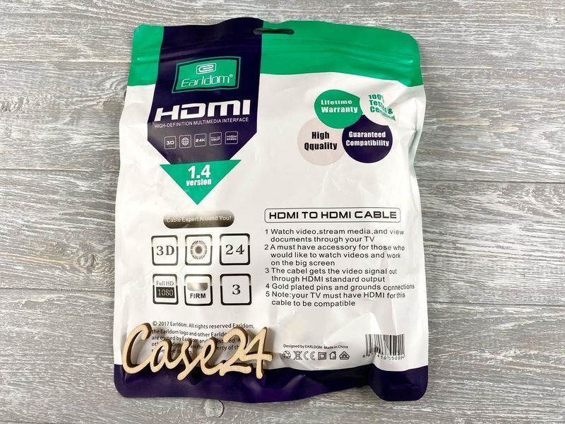 HDMI - HDMI кабель Earldom (3m) 83773 фото