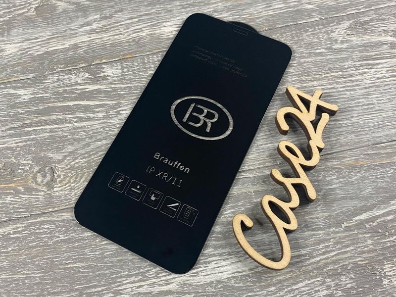 Захисне скло Brauffen на iPhone 11 чорний 083789 фото
