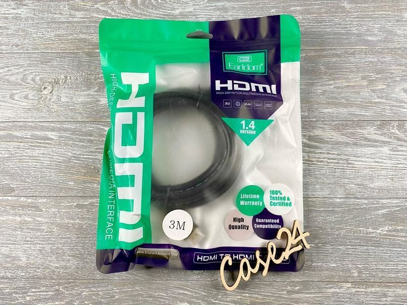 HDMI - HDMI кабель Earldom (3m) 83773 фото