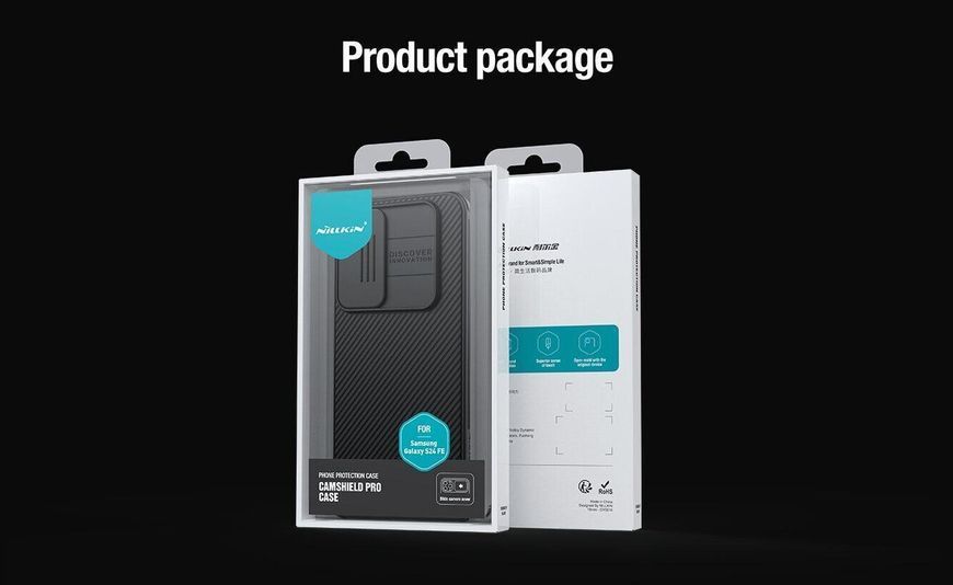 Чохол CamShield Pro Case Nillkin на Samsung Galaxy S24 FE/чорний 097745 фото
