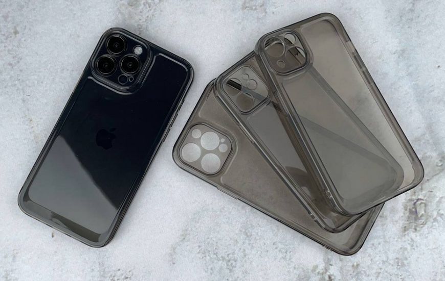 Чохол накладка Space Grey для iPhone 15 Pro / сірий 203289 фото