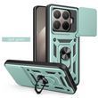 PC + TPU чехол Camshield armor для Xiaomi 15T Pro / зеленый 100676 фото