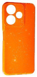 TPU чехол Summer Vibe для Xiaomi Redmi 13 (4G) / orange 200229 фото
