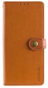 Шкіряний чохол книжка Galant Book для Poco C75 / коричневий 201235 фото