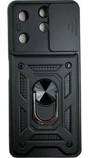 PC + TPU чехол Camshield Armor для Tecno Spark 10 Pro / черный 092148 фото