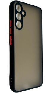 TPU чехол накладка Matte Color Case для Samsung Galaxy A54 черный 092448 фото