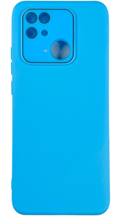 Чехол силиконовый Perfect для Xiaomi Redmi 10C (на сяоми 10ц) голубой 085829 фото