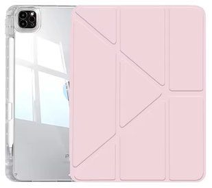 Чохол книжка Transparent Origami на Apple iPad Air 11 (2024-2025) 11" / рожевий 098768 фото