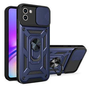 PC + TPU чехол Armor Camshield для Samsung Galaxy A05 / синий 094048 фото