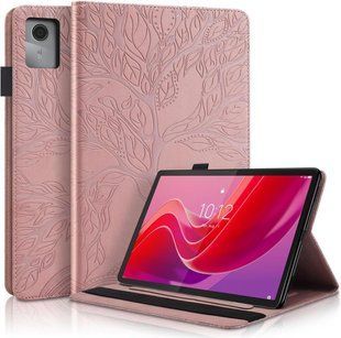 Чехол книжка Wood book для Lenovo Tab M11 (11") / розовый 095642 фото