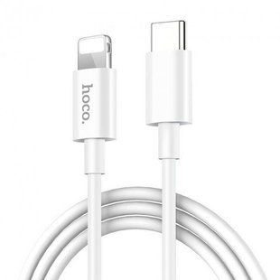 USB кабель Hoco X36 Swift PD Type-C to Lightning 1m білий 84979 фото